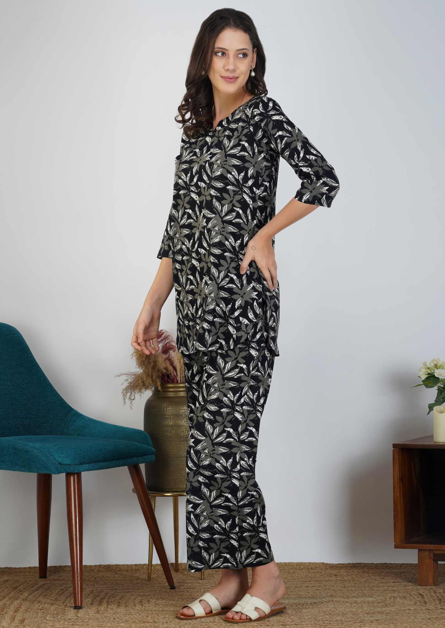 Nightshade Floral Cotton Loungewear