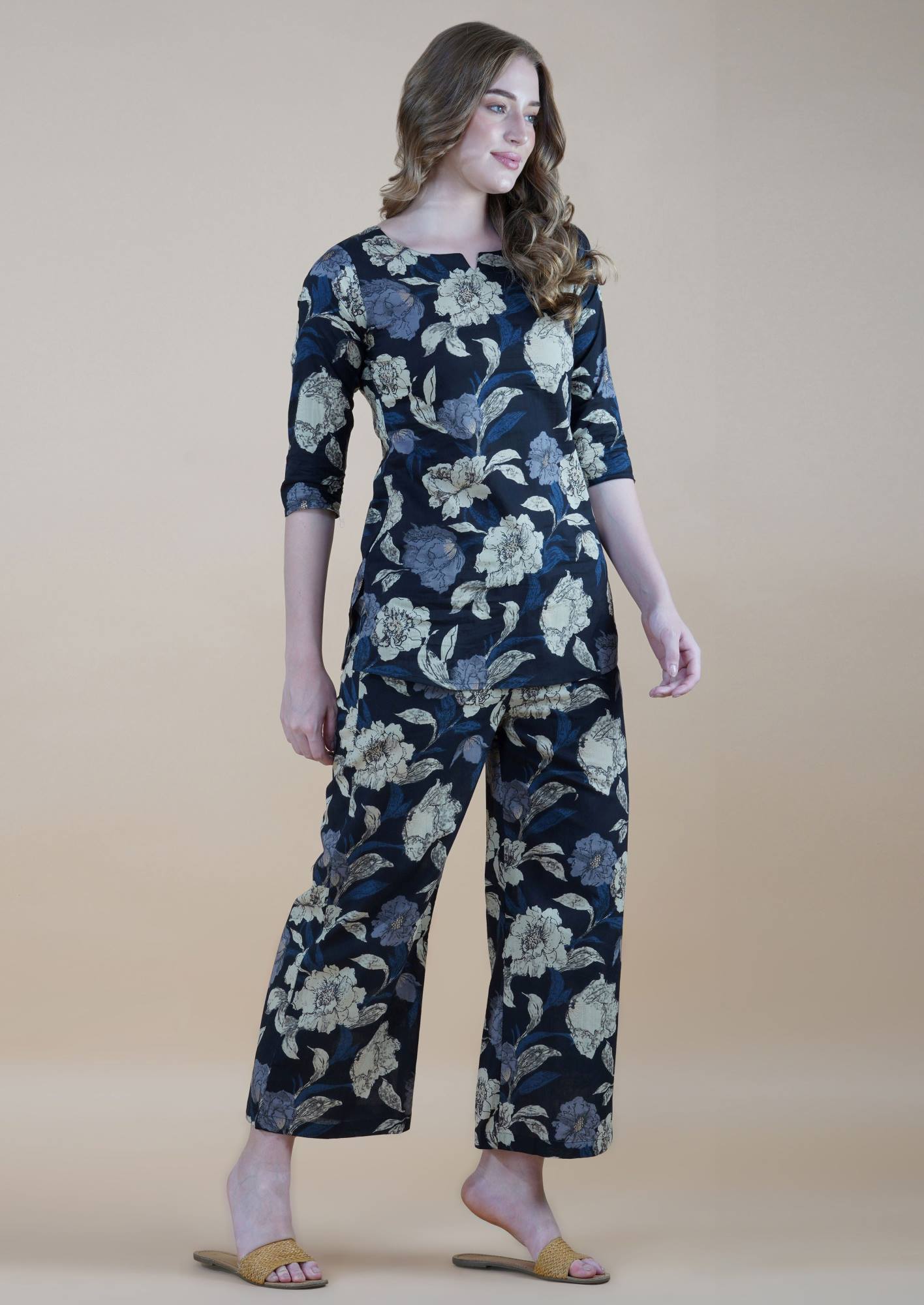 Petals In Paradise Cotton Loungewear