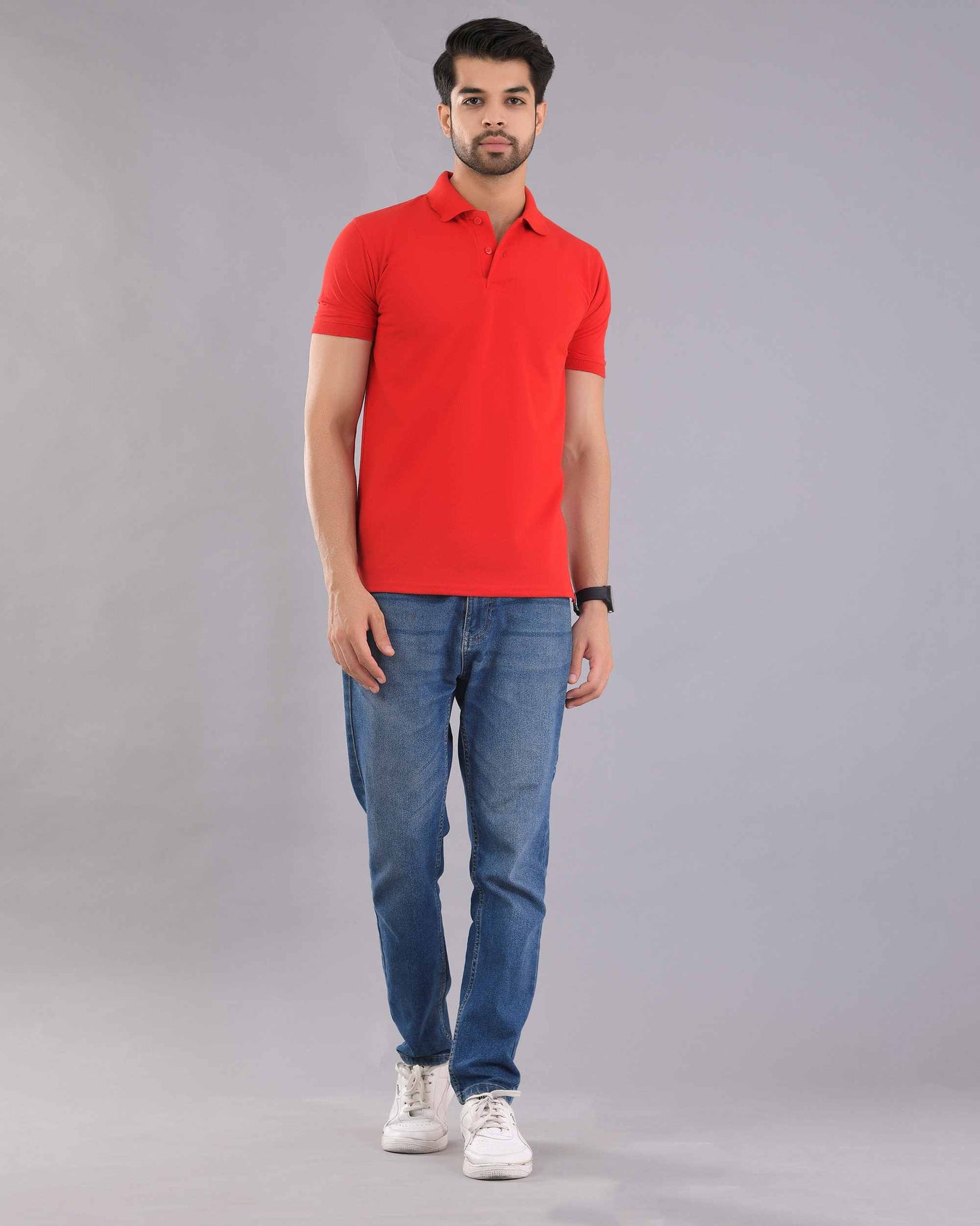 Wevaste red polo t-shirt