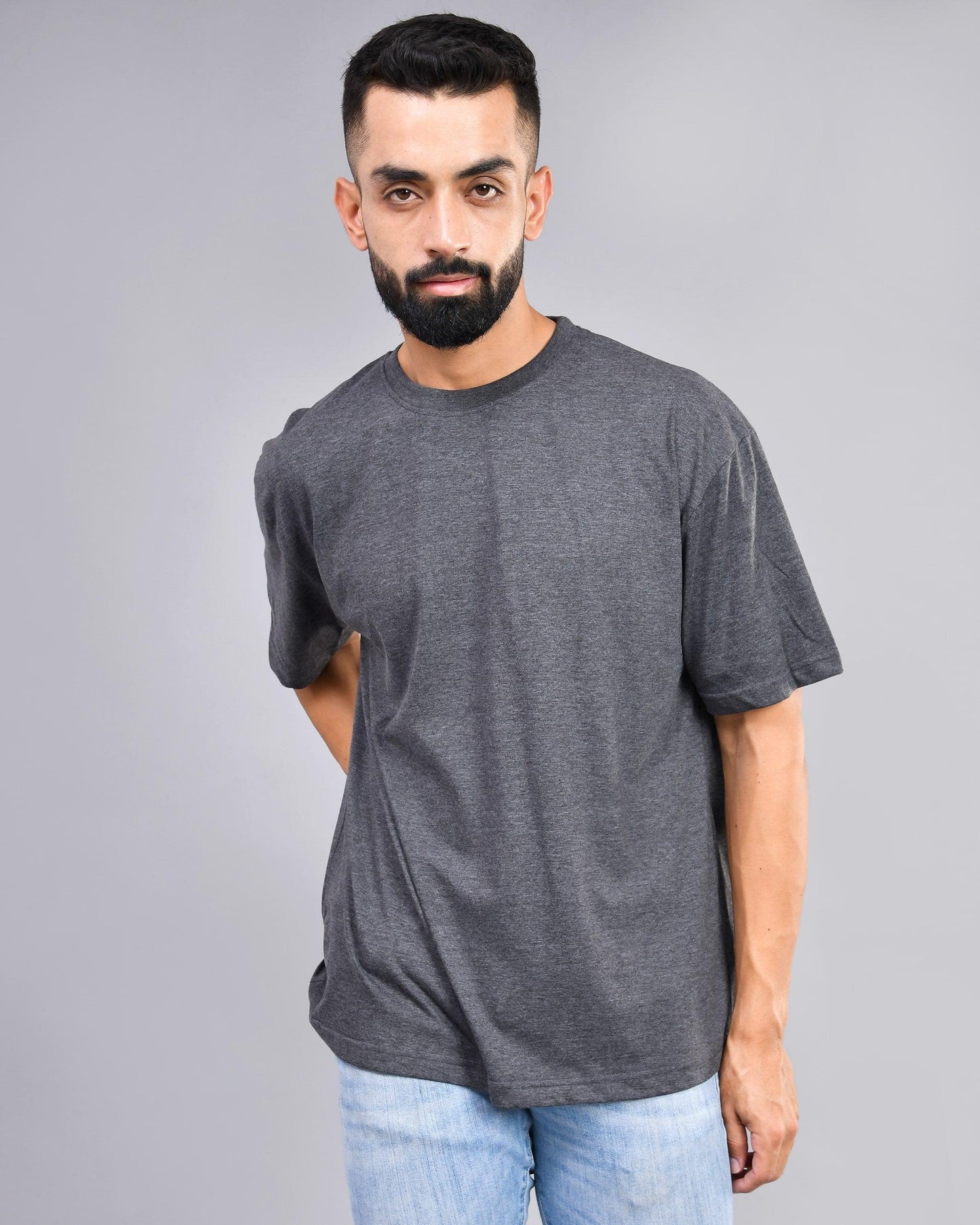 Antra Melange Oversize T-shirt - Wevaste