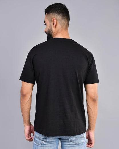 Black Printed Tshirt