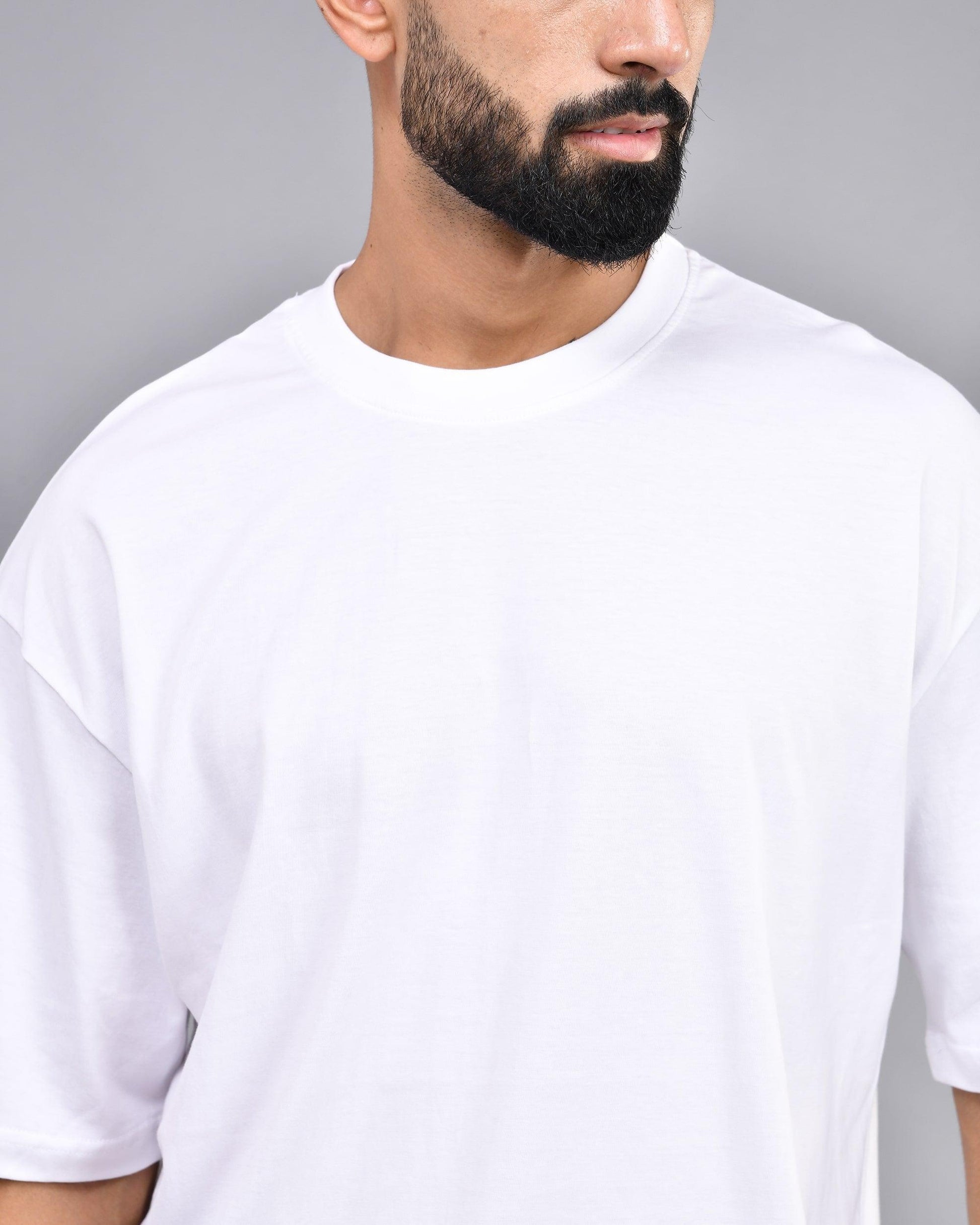 White Oversize T-shirt - Wevaste