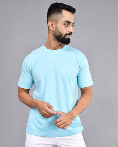 Sky Blue Regular Size T-shirt - Wevaste