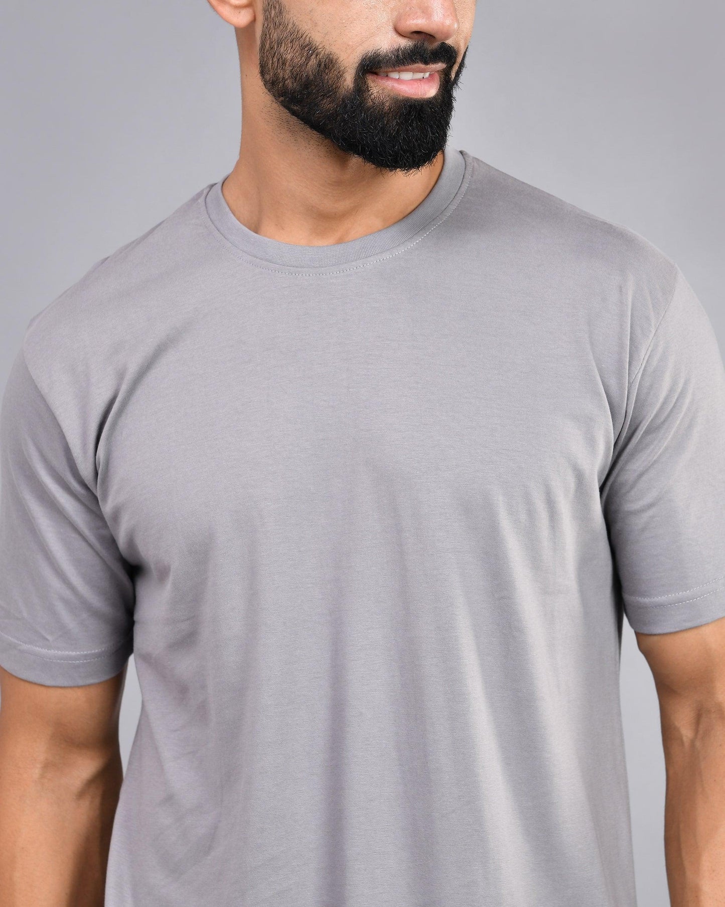 Steel Gray Regular Size T-shirt - Wevaste