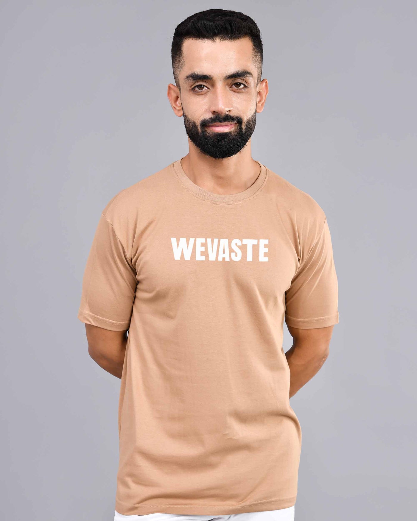 Beige Wevaste Printed T-shirt