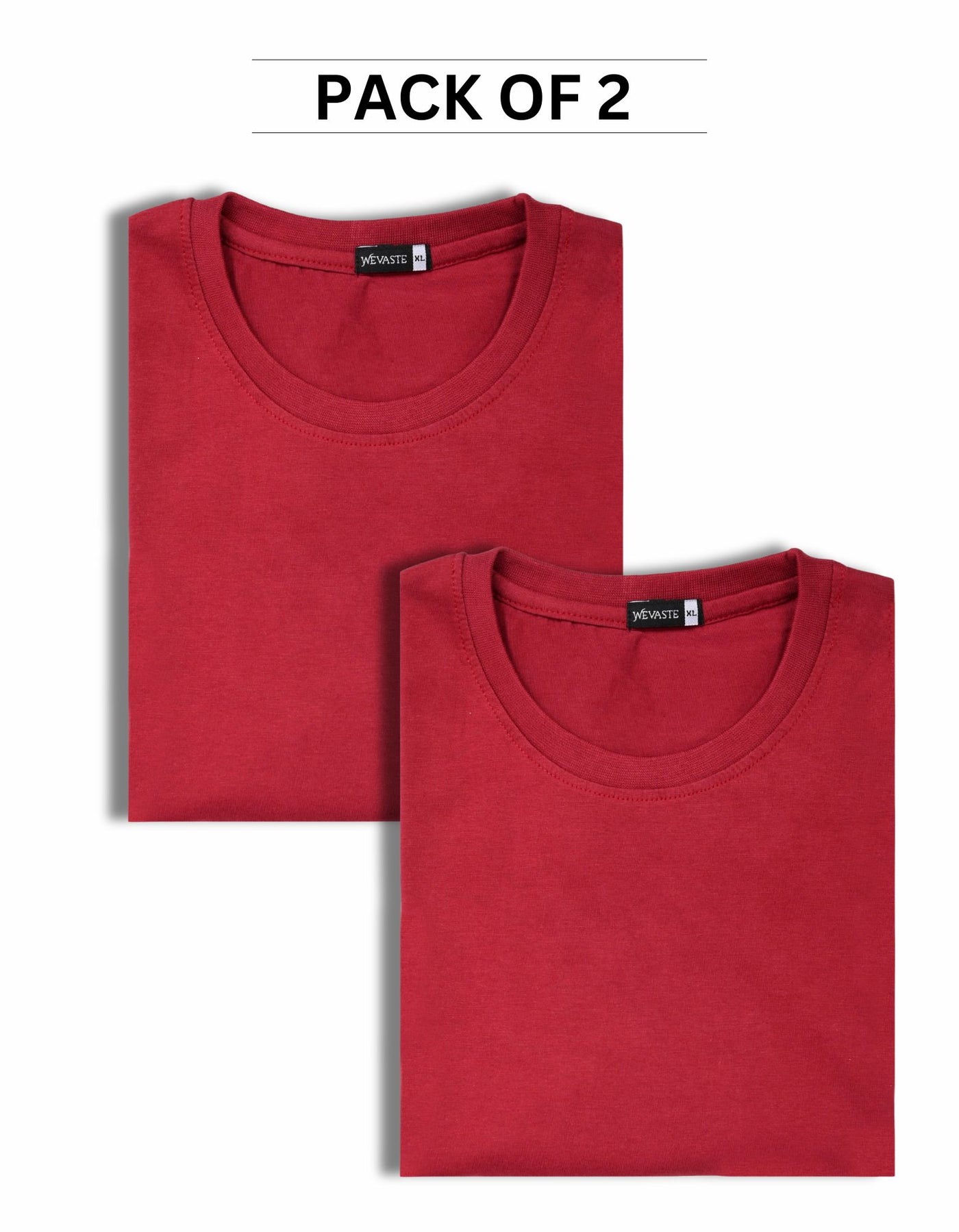 Maroon Pack Of 2 T-shirts