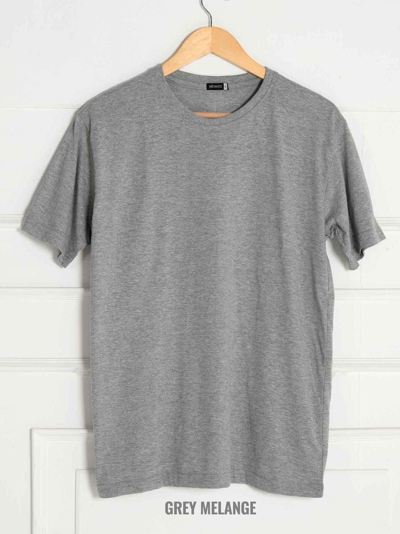 Gray Melange Regular Fit T-shirts