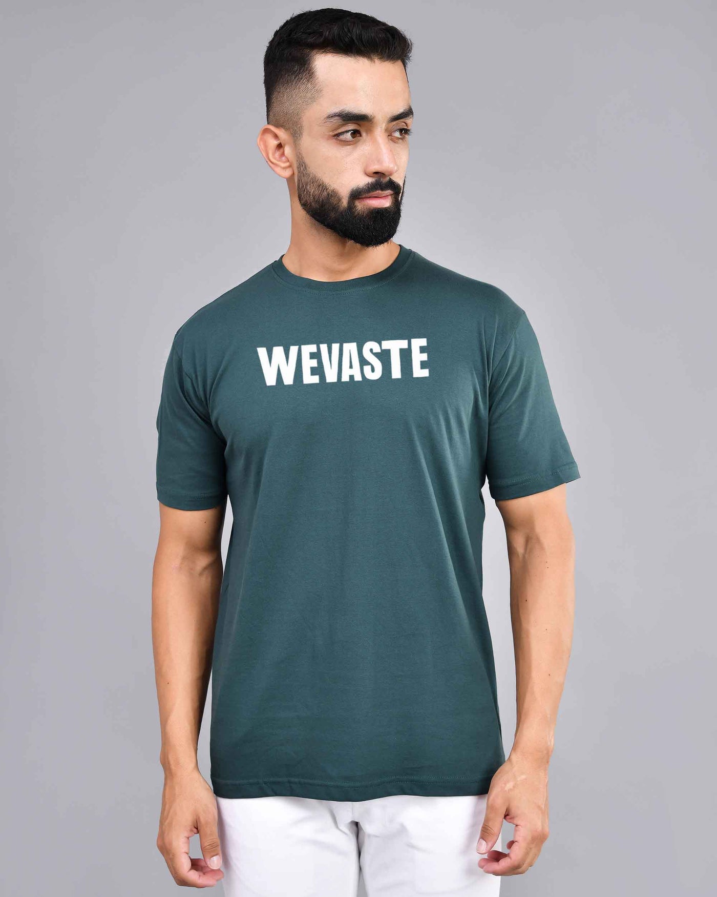Green Wevaste Printed T-shirt