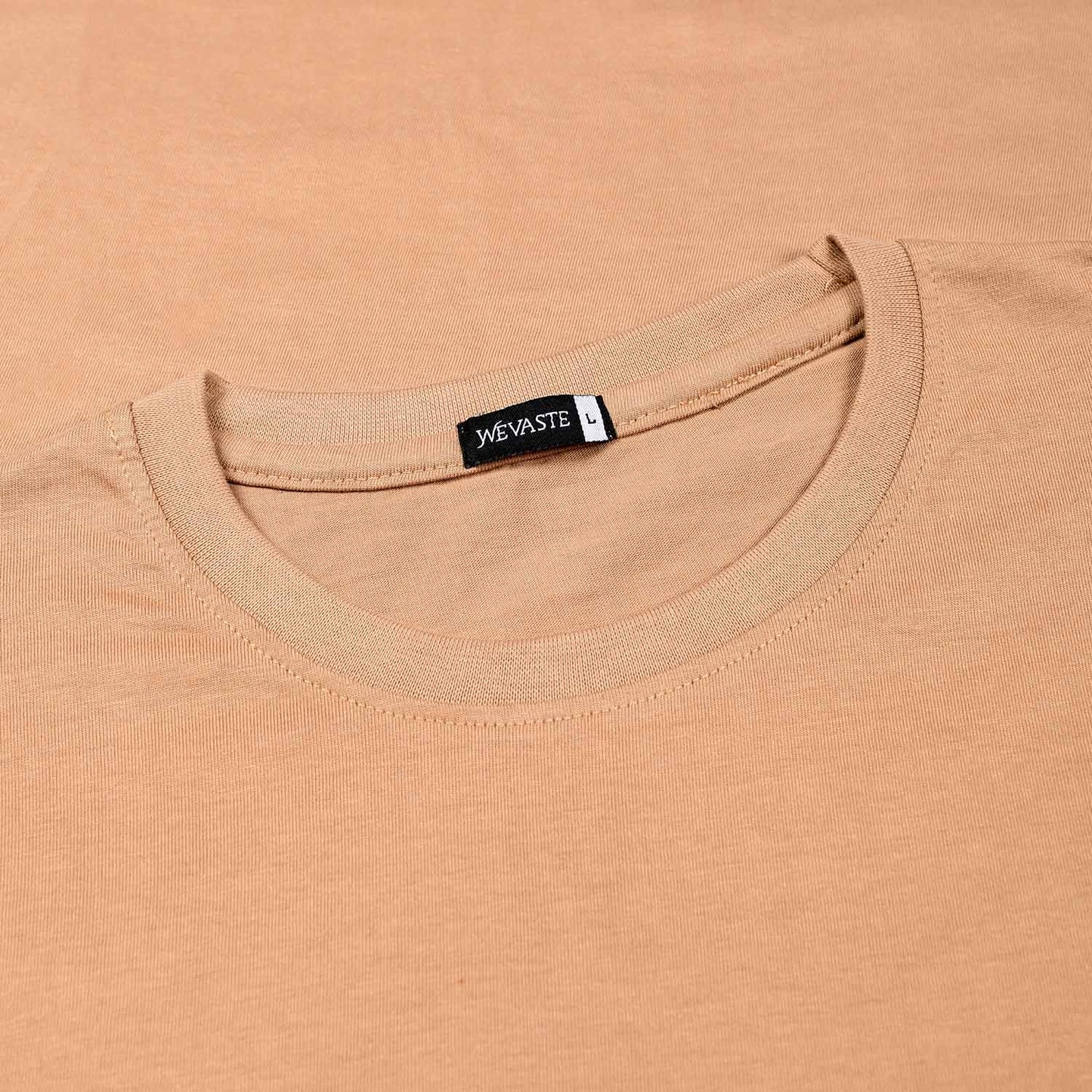 White Wevaste Printed Beige T-shirt