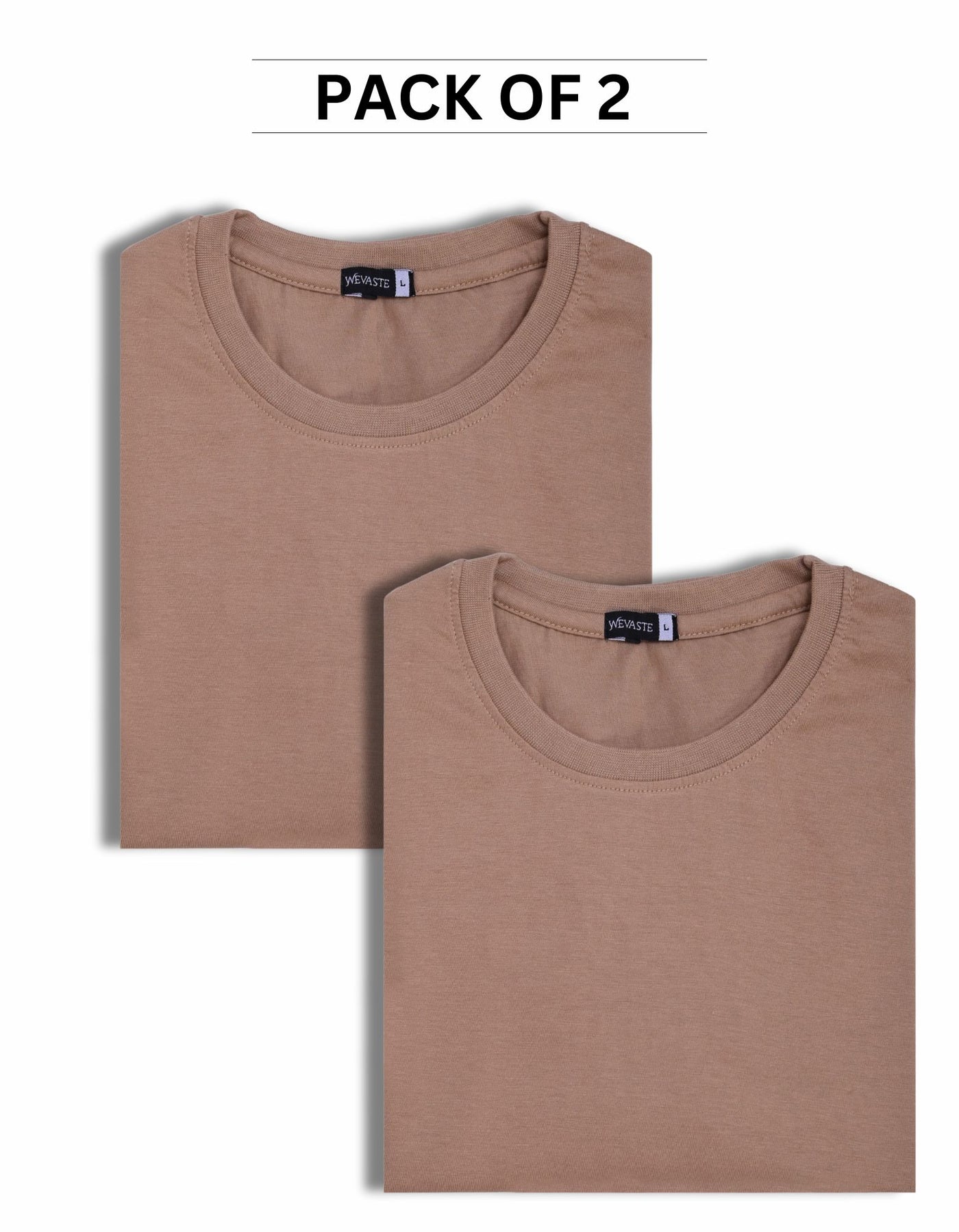 Beige Pack Of 2 T-shirts