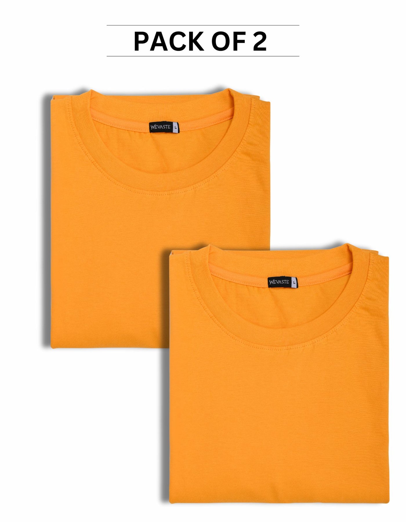 Yellow Oversized Pack Of 2 T-shirts